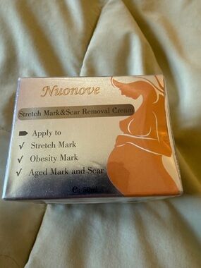 Stretch Mark & Scar Removal Cream - Cream/Orange